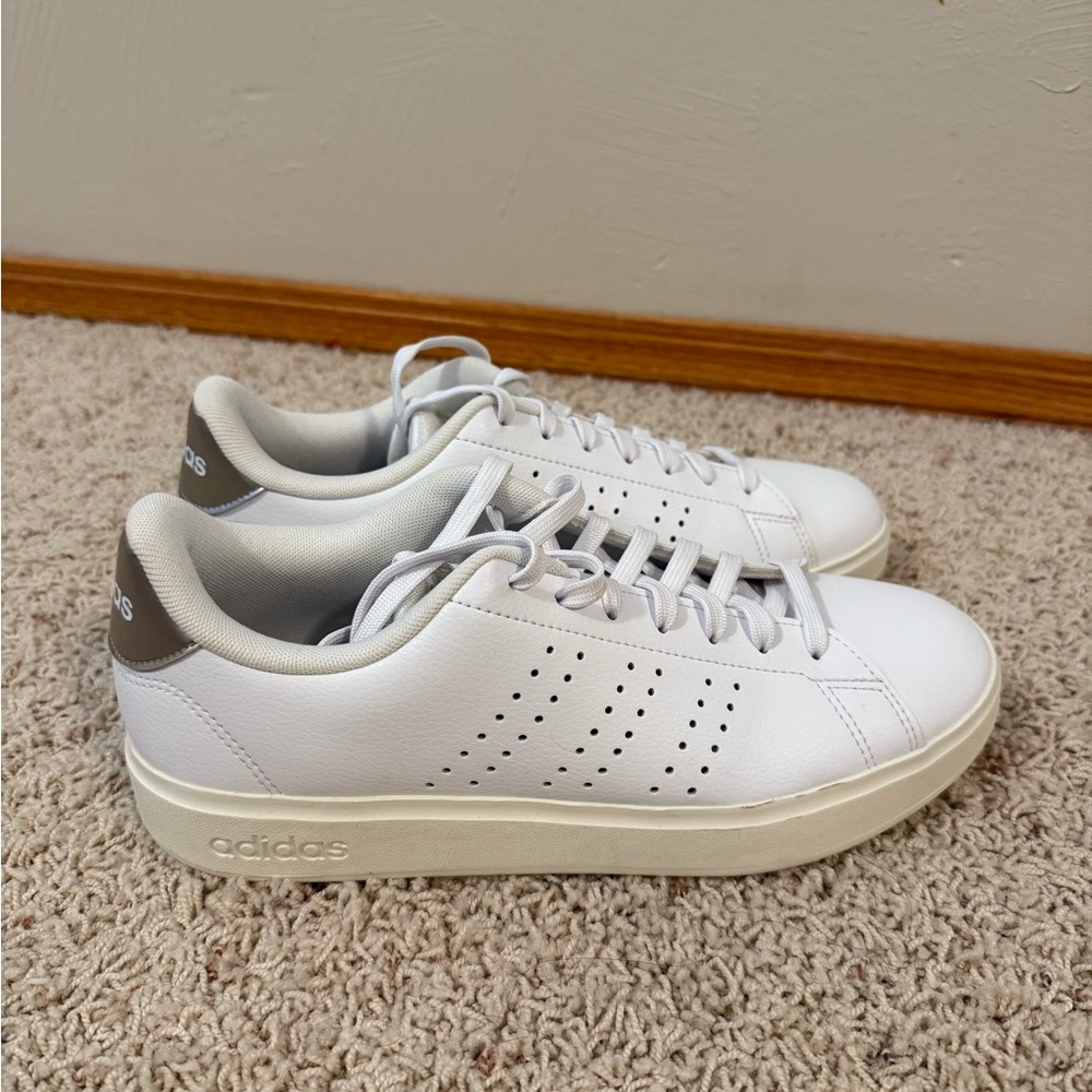 Adidas Women’s White Cloudfoam Advantage Sneakers